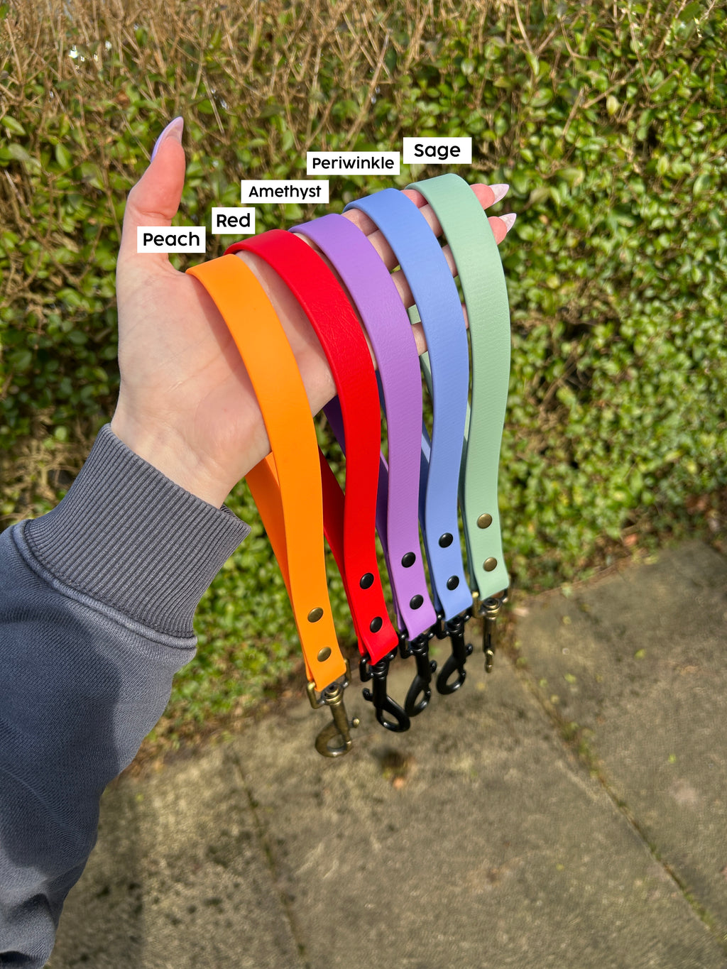 Skinny Biothane Tab Lead image 4