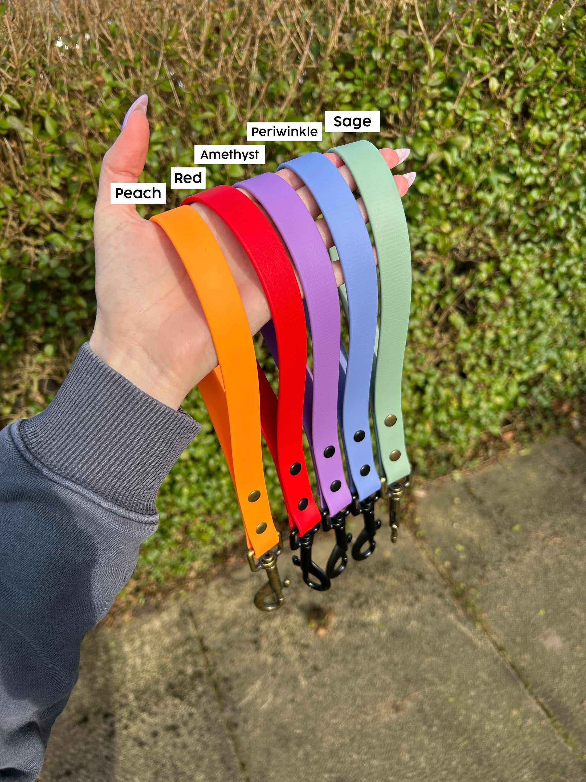 Skinny Biothane Tab Lead image 4