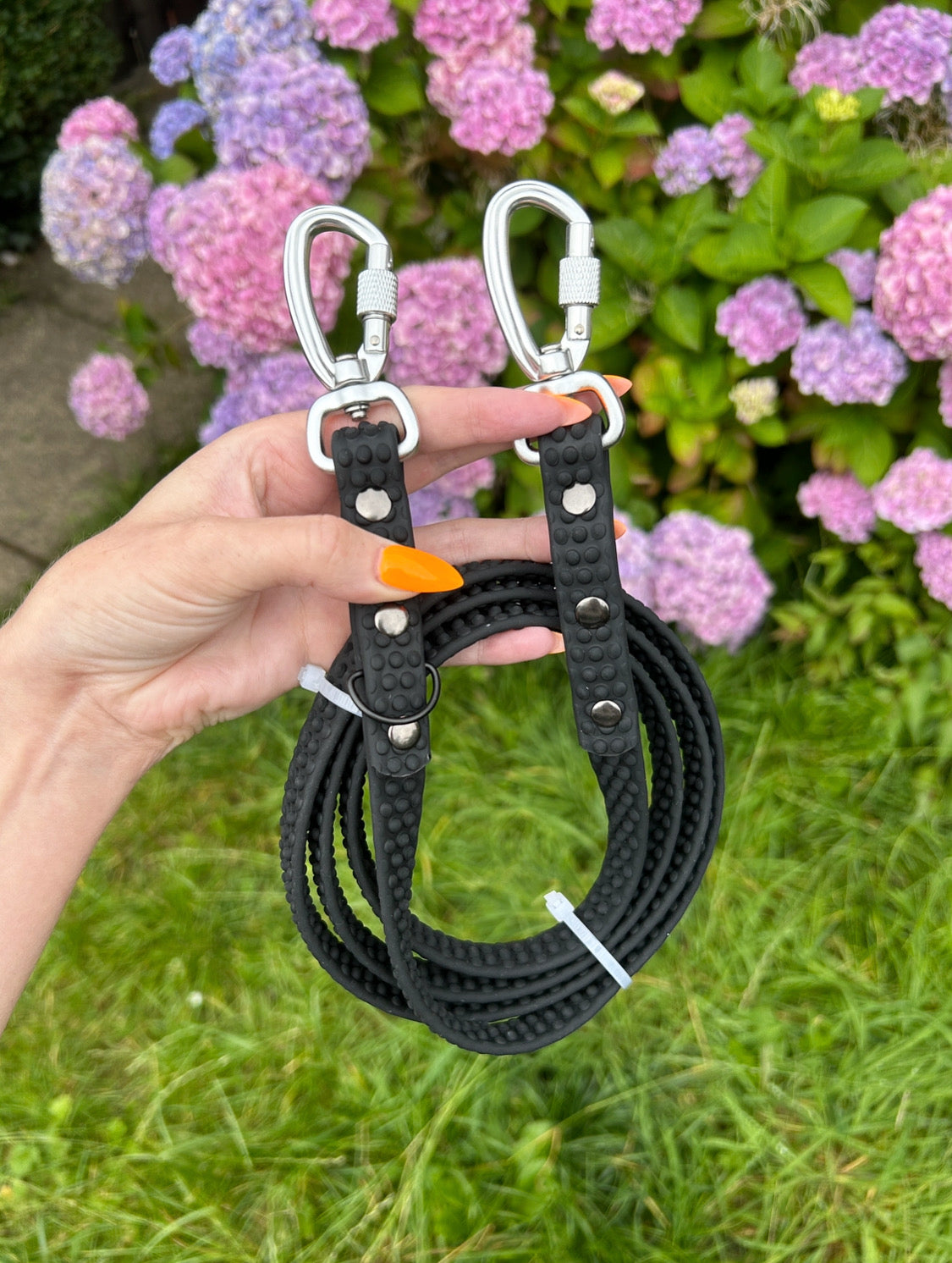 Double Ended Supergrip Lead with Carabiners