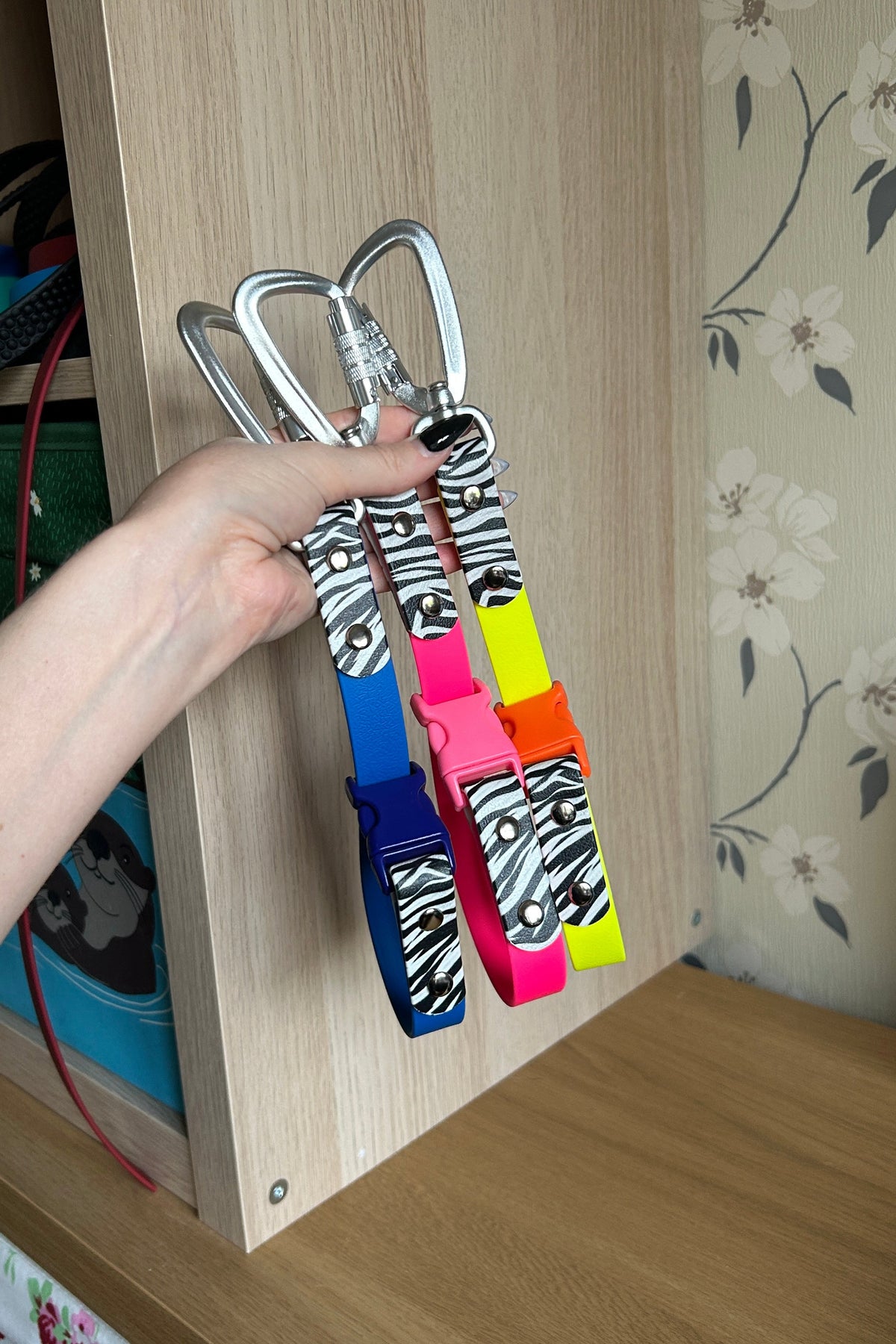 Longline Tidy Strap Zebra Print